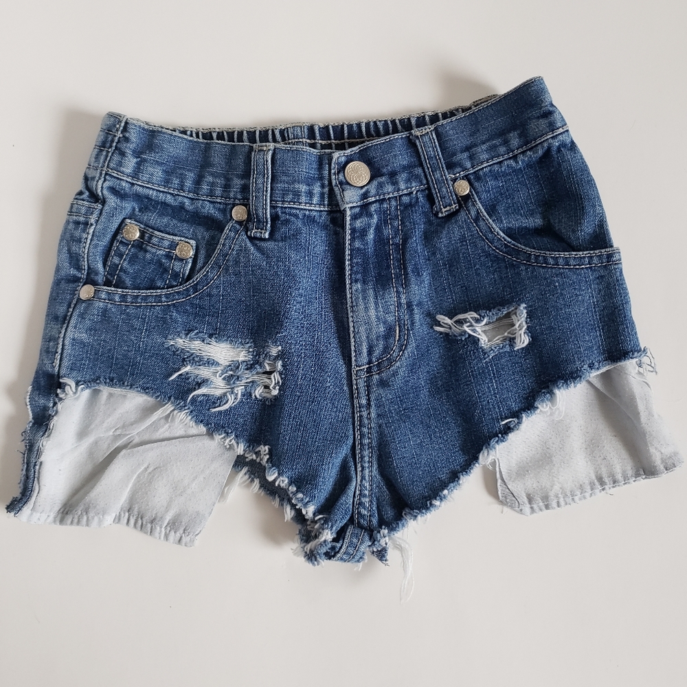 Girls custom Distressed Shorts size 6